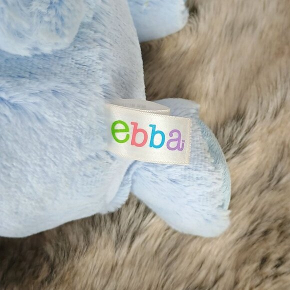 Ebba - Small Blue Dewey - 12.5" Sky Bunny - Playful Baby Stuffed Plush Animal‎ - Picture 5 of 6